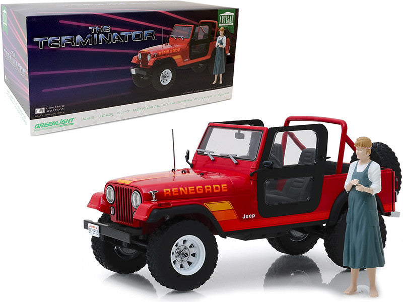 Terminator Diecast Model 1983 Jeep CJ-7 Renegade with Figure