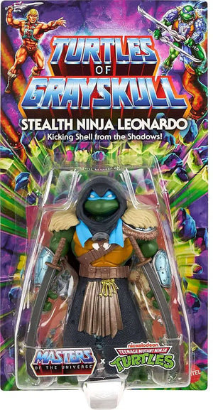 MOTU x TMNT: Turtles of Grayskull Action Figure Stealth Armor Leonardo
