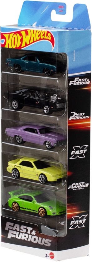 Hot Wheels Fast & Furious 5-pack 1:64
