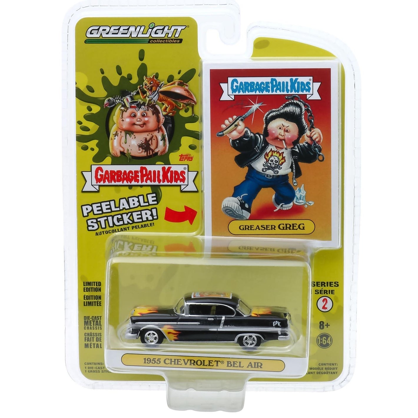 Garbage Pail Kids Series 2 Greaser Greg