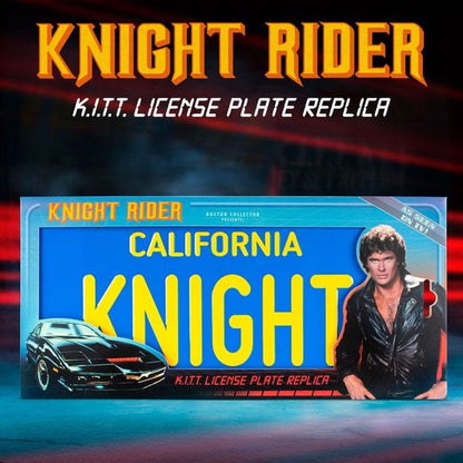 Knight Rider K.I.T.T. License Plate