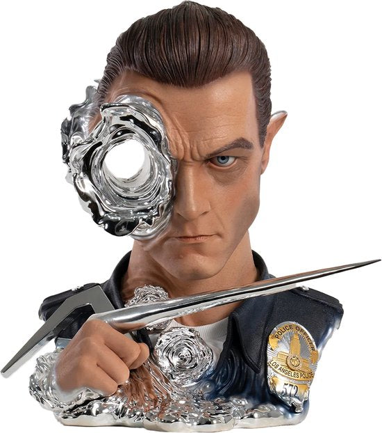 The Terminator 2 T-1000 Replik Art Mask 1/1 DELUXE EDITION