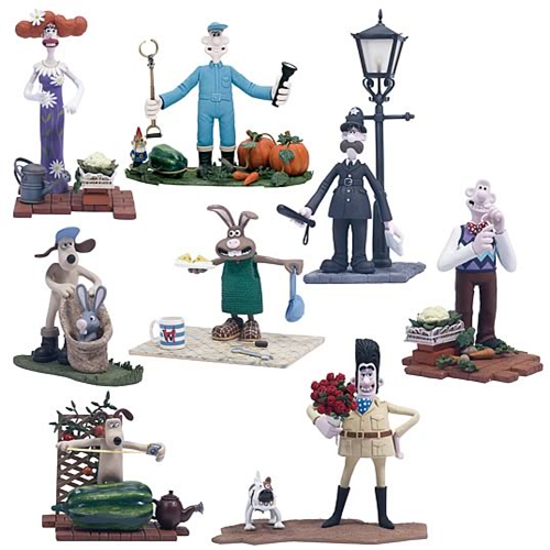 Wallace and Gromit complete Action Figures Set!