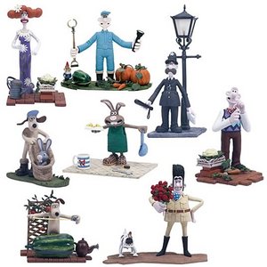 Wallace and Gromit complete Action Figures Set!