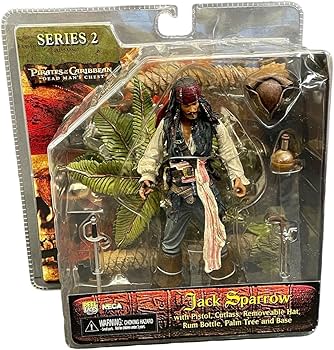 Pirates of The Caribbean Dead Mans Chest Series 2 Jack Sparrow Action Figure
