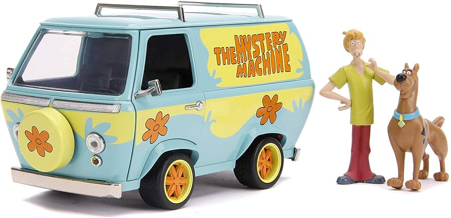 Scooby Doo Mystery Machine with Shaggy &amp; Scooby Figures