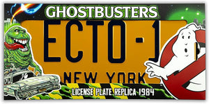 Ghostbusters Replica 1/1 ECTO-1 License Plate
