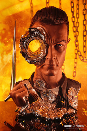The Terminator 2 T-1000 Replik Art Mask 1/1 DELUXE EDITION