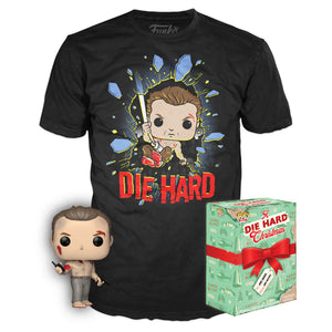 Die Hard POP! & Tee Box John McClane Shirtless - Exclusive