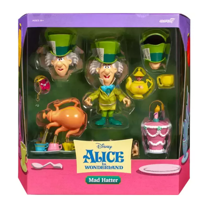 Alice in Wonderland Disney Ultimates Action Figure The Tea Time Mad Hatter