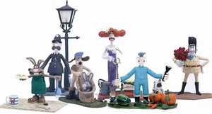 Wallace and Gromit complete Action Figures Set!
