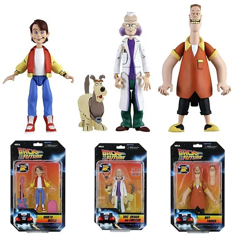 Official Back To The Future Toony Classics Figures 3-PACK!