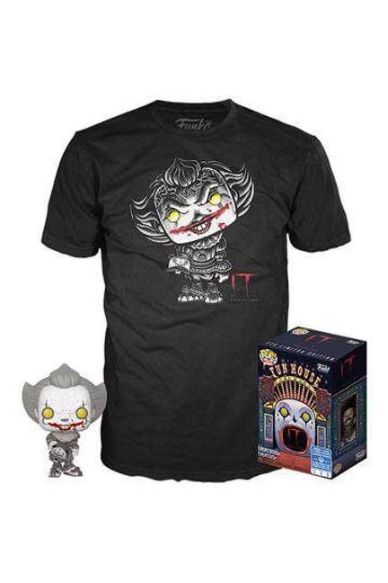 Stephen Kings It POP! & Tee Box Pennywise HEO Exclusive