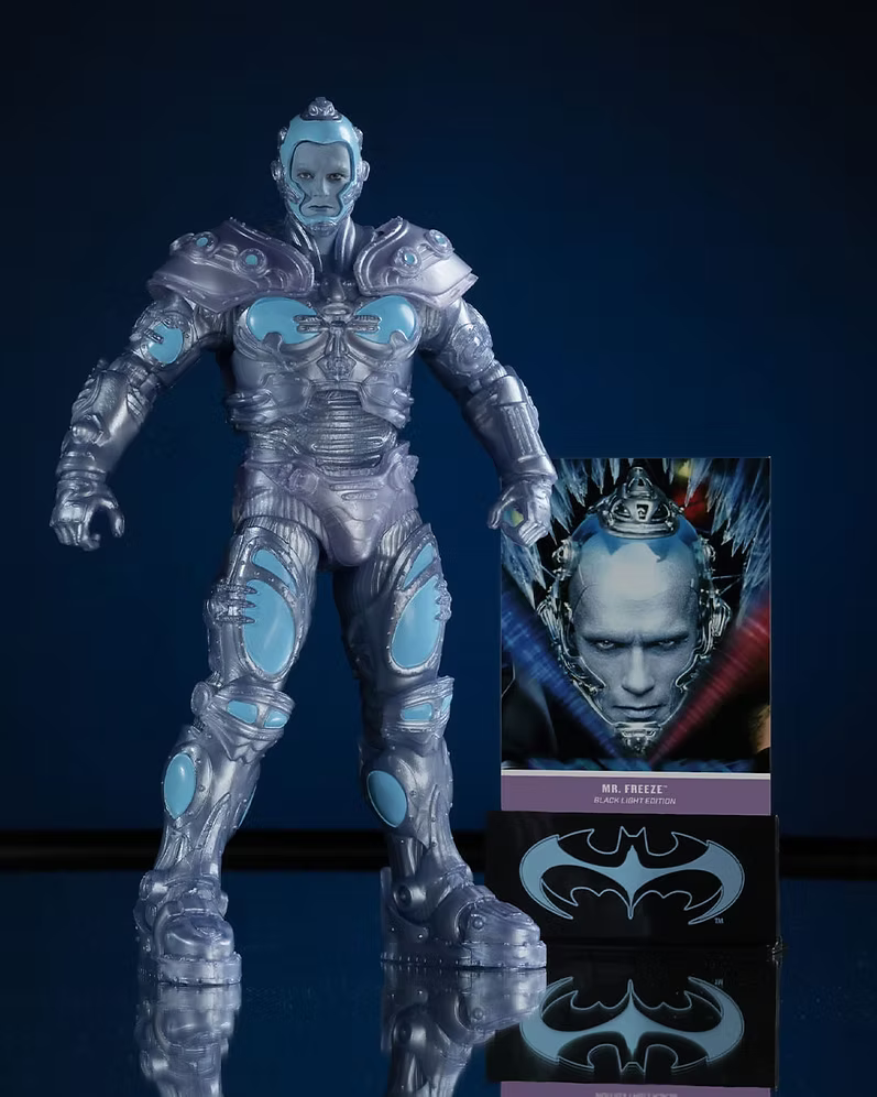 Batman & Robin Action Figure Mr. Freeze (Black Light Edition)