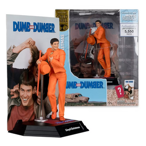 Dumb and Dumber Movie Maniacs PVC Statue Lloyd Christmas (Gold Label)