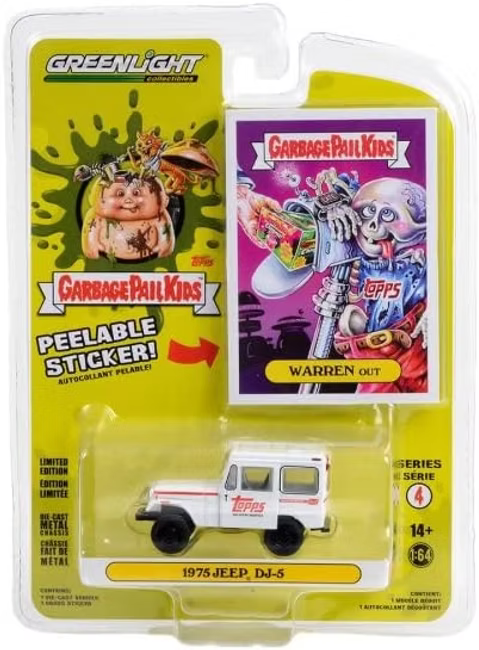 Garbage Pail Kids Jeep DJ-5 Topps Delivery Service 1975