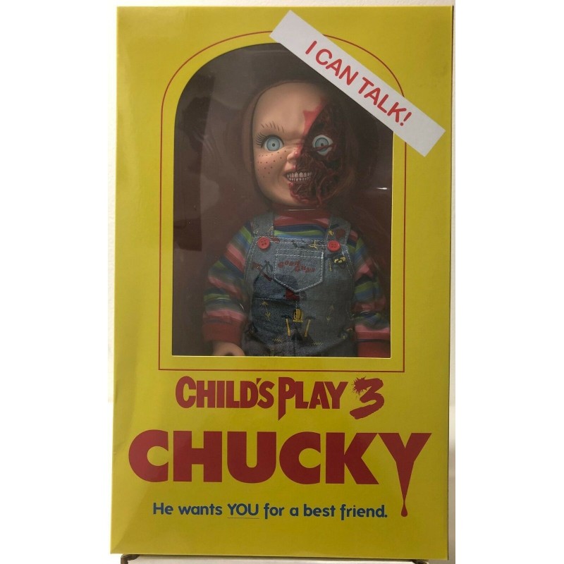 Child´s Play 3 Designer Series Talking Pizza Face Chucky