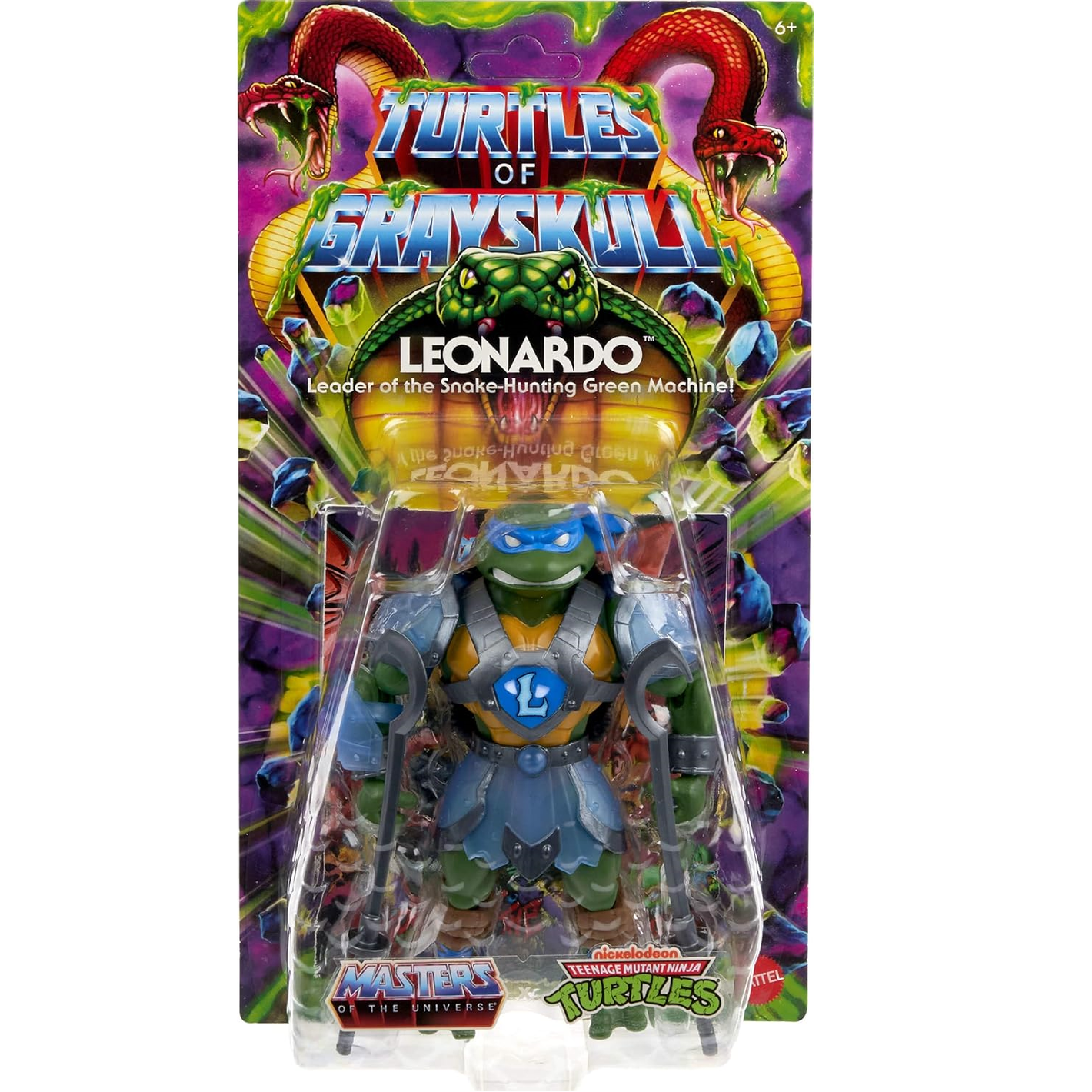 MOTU x TMNT: Turtles of Grayskull Action Figure Leonardo