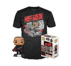 Star Wars The Mandalorian POP! & Tee Box Moff Gideon