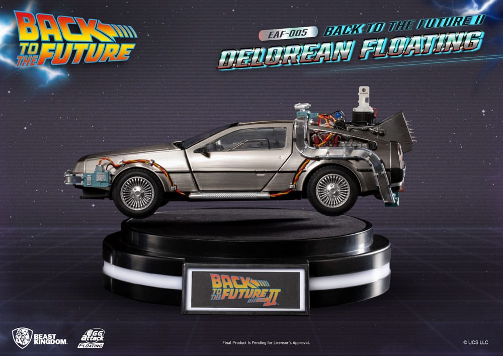 Back to the Future 2 Flying Floating Delorean statue