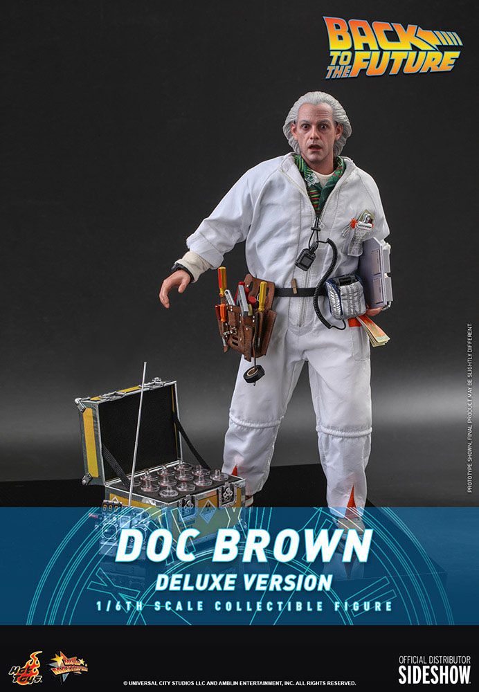 Back To The Future Movie Masterpiece 1/6 Doc Brown (Deluxe Version)