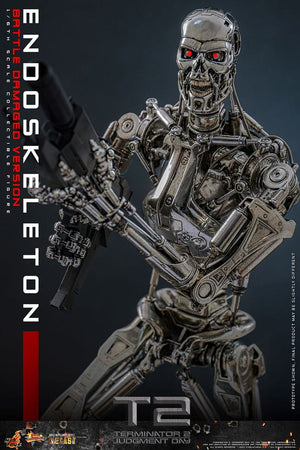 Terminator 2: Judgment Day Movie Masterpiece Die-cast Action Figure 1/6 Endoskeleton (Battle Damaged Version)