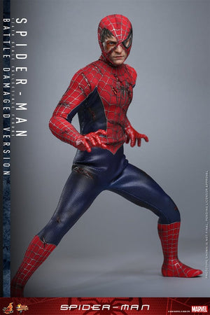 Spider-Man Movie Masterpiece Action Figure 1/6 Spider-Man (Battle Damaged Version)