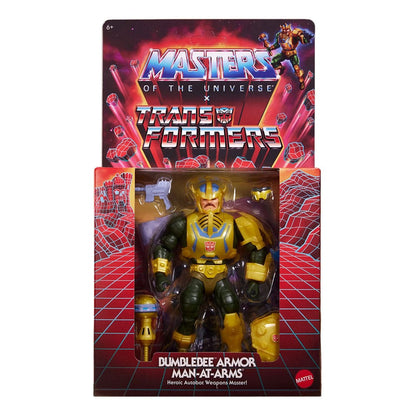 Masters of the Universe x Transformers Action Figure Bumblebee Armor Man-At-Arms European Exclusive