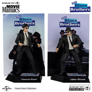 The Blues Brothers Movie Maniacs PVC Statue 2-Pack Jake & Elwood Blues (Gold Label)