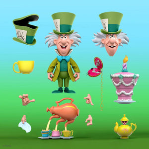 Alice in Wonderland Disney Ultimates Action Figure The Tea Time Mad Hatter
